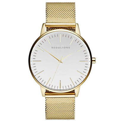 Elegante Herren-Mesh-Armbanduhr