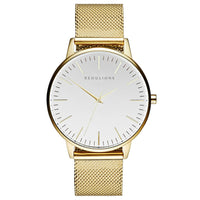 Elegante Herren-Mesh-Armbanduhr