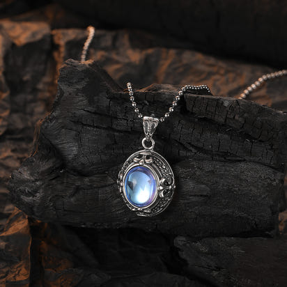 Vintage Haç Aytaşı Kolye, Kadınlar İçin Şık Tayland Gümüş Kolye Ucu, Kişiselleştirilmiş Takı