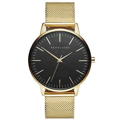 Elegante Herren-Mesh-Armbanduhr