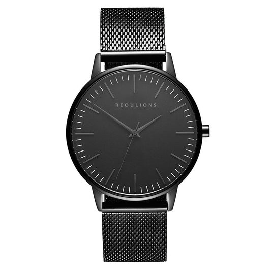 Elegante Herren-Mesh-Armbanduhr