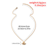 Melek Gözü Kolye Ucu Sade Elmas Seti