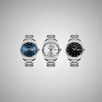 Automatische Herrenmechanikuhr – Edelstahl, Wasserdicht & Leuchtzeiger